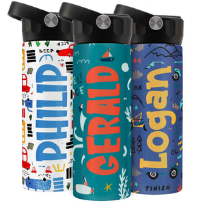 Kids Bottle With Name - GiftShire