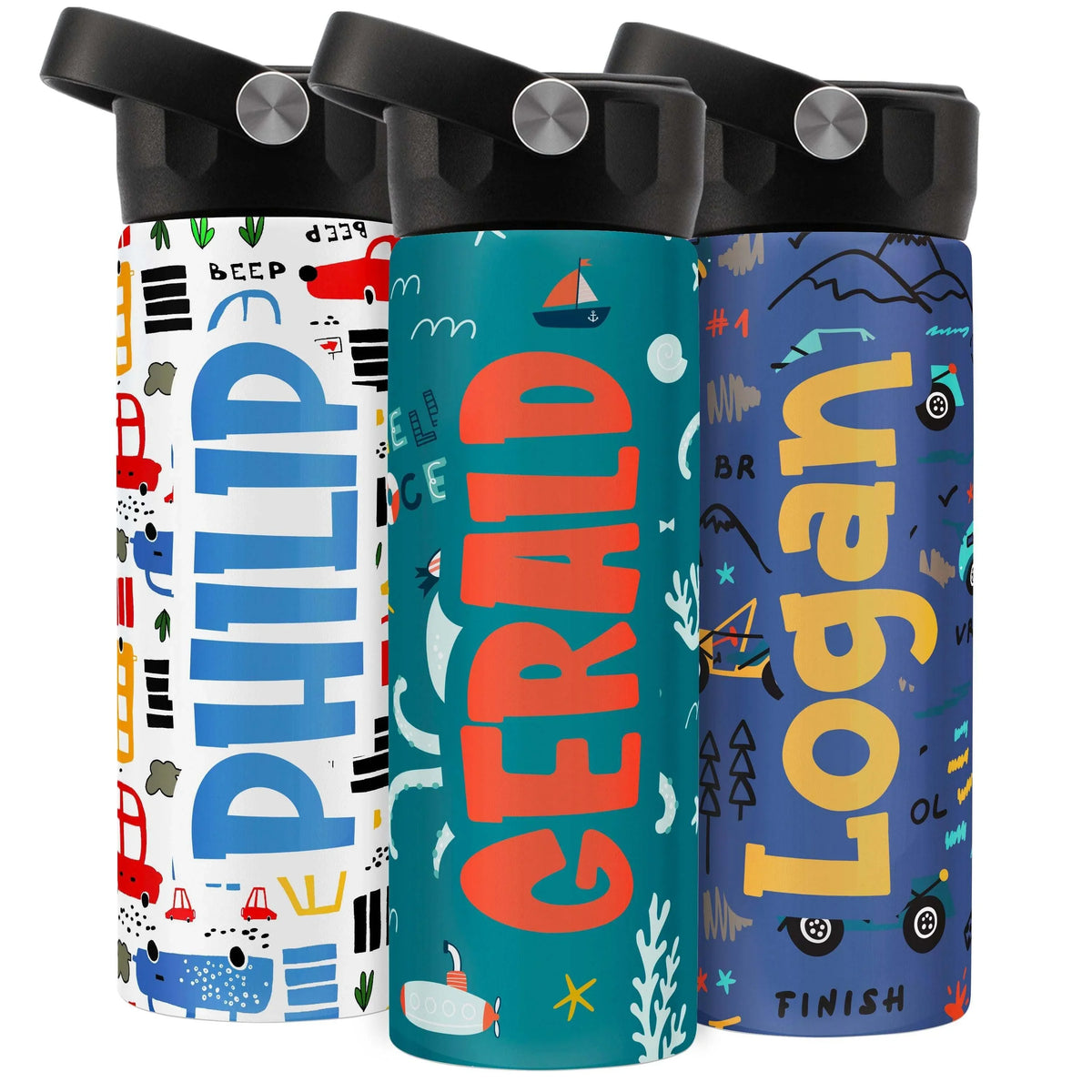 Kids Bottle With Name - GiftShire