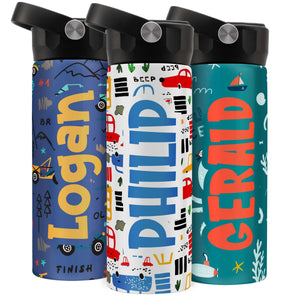 Kids Bottle With Name - GiftShire