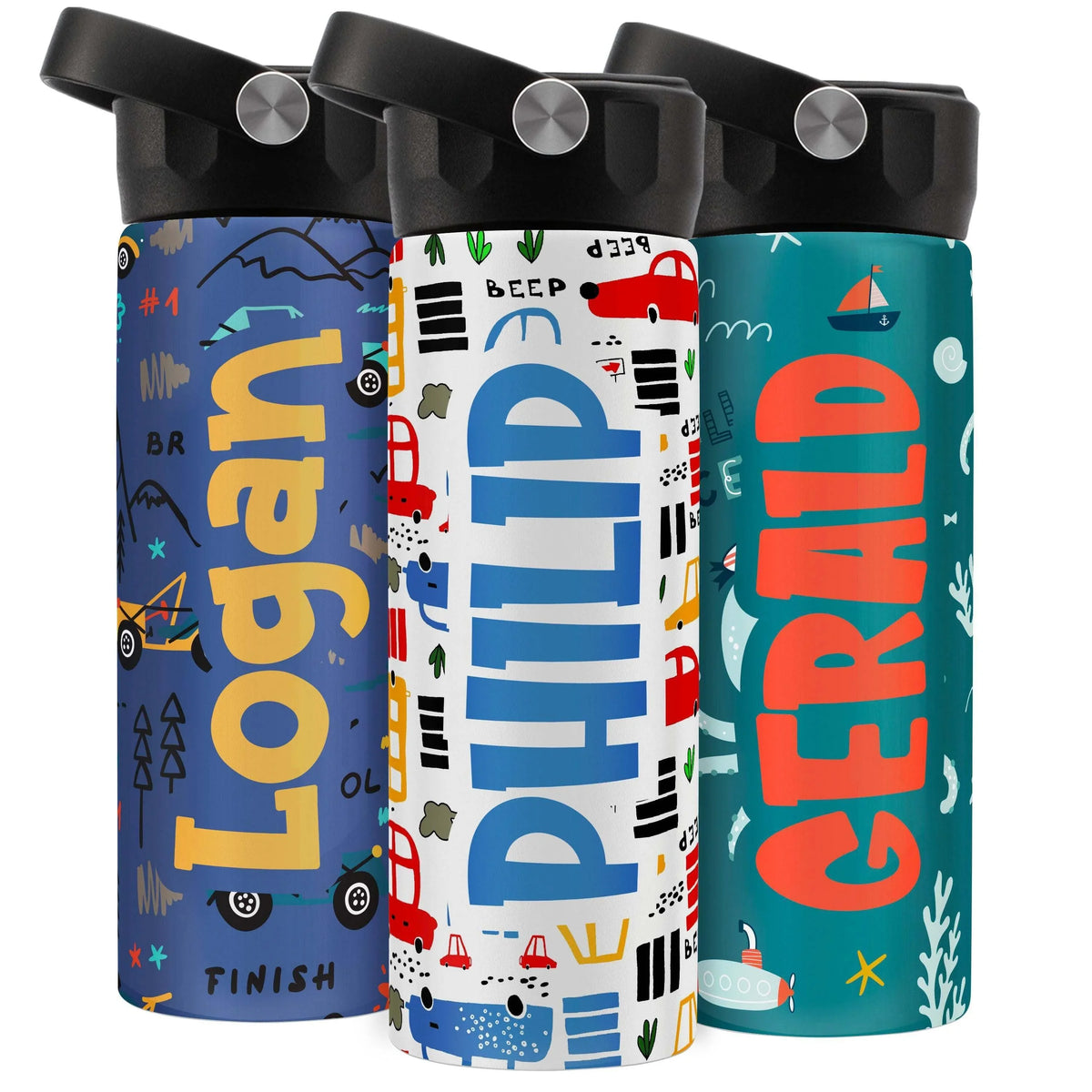 Kids Bottle With Name - GiftShire