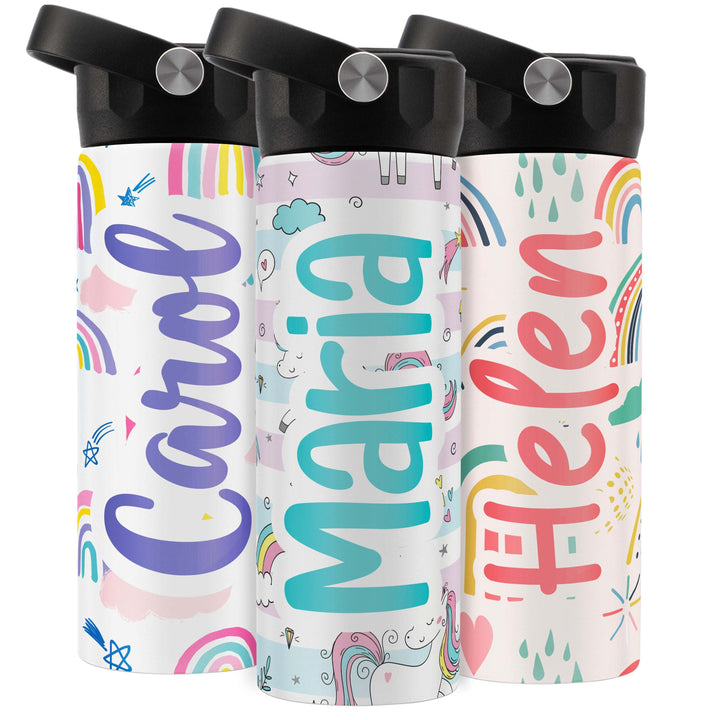 Personalized Kids Water Bottle w/ Name, Children Back to School Gifts - GiftShire