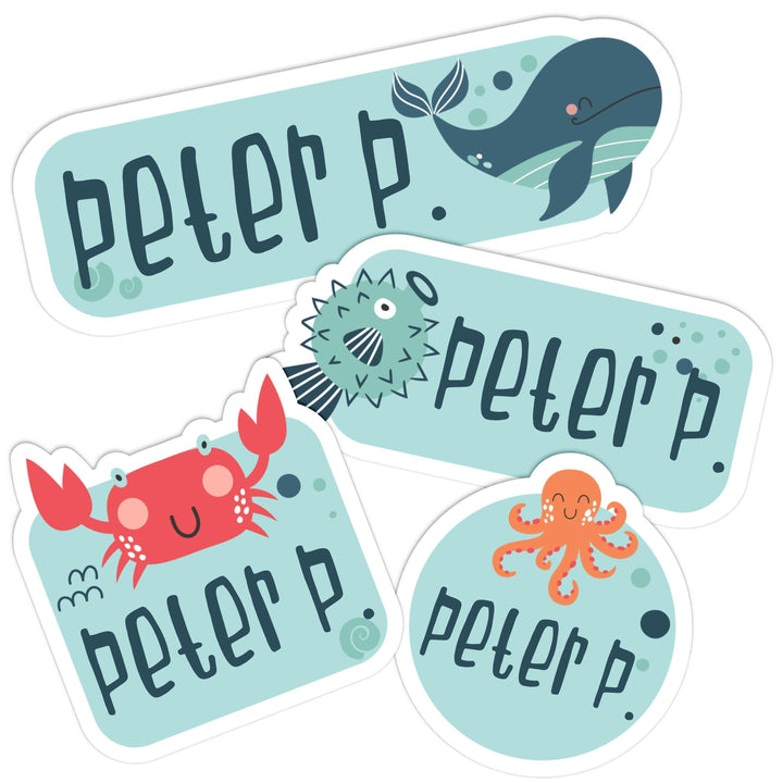 Personalized Labels for Kids Die-Cut, Waterproof Daycare Name Labels - GiftShire