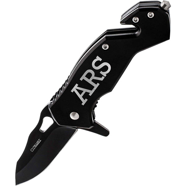 Personalized Mini Black Knife With Name And Date - Custom Engraved Pocket Knives | B083JNTC6Z - NAME - GiftShire