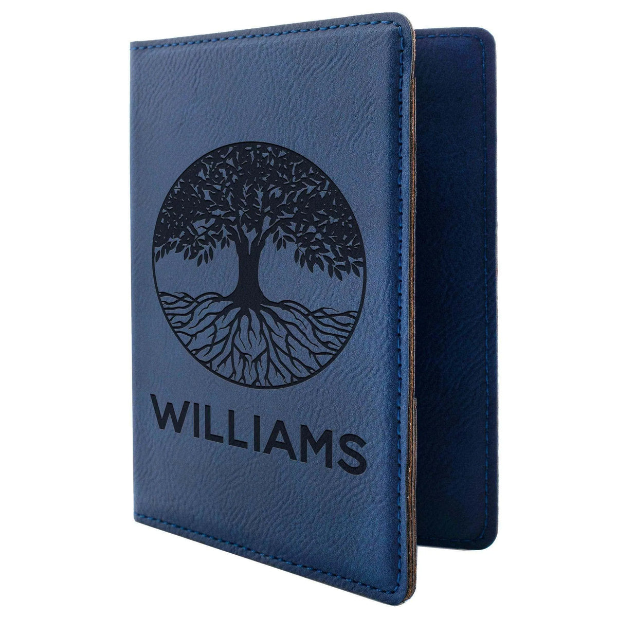 Personalized Passport Holder - Custom Leather Passport Cover - GiftShire