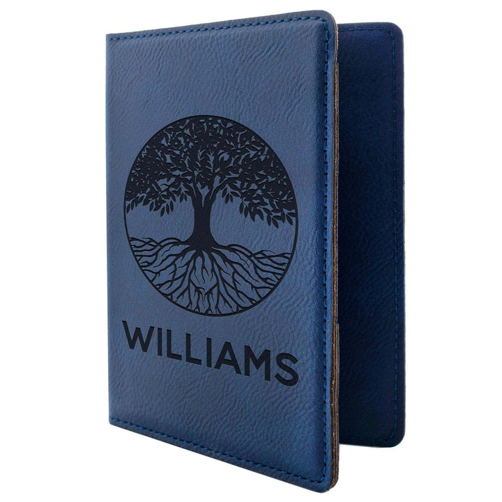 Personalized Passport Holder - Custom Leather Passport Cover - GiftShire
