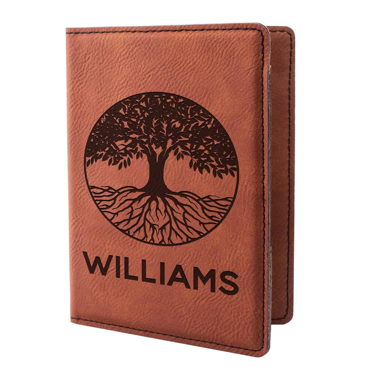 Personalized Passport Holder - Custom Leather Passport Cover - GiftShire
