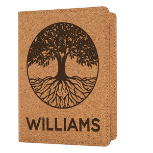 Personalized Passport Holder - Custom Leather Passport Cover - GiftShire