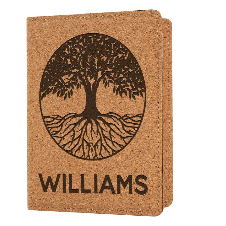 Personalized Passport Holder - Custom Leather Passport Cover - GiftShire