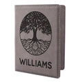 Personalized Passport Holder - Custom Leather Passport Cover - GiftShire