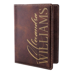 Personalized Passport Holder - Custom Leather Passsport - Traveler Gifts - GiftShire