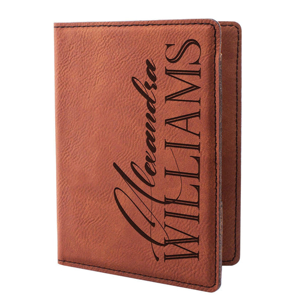 Personalized Passport Holder - Custom Leather Passsport - Traveler Gifts - GiftShire