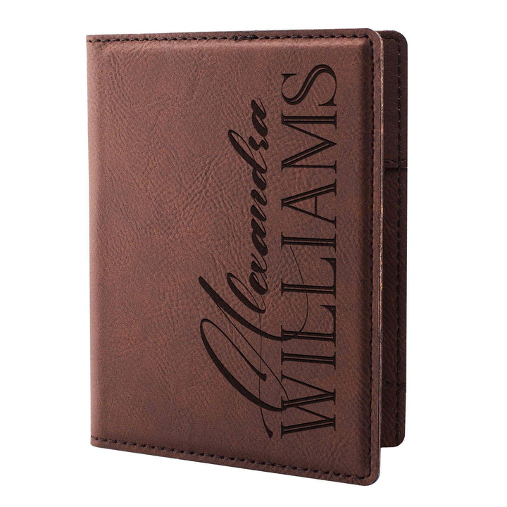 Personalized Passport Holder - Custom Leather Passsport Case - Traveler Gifts | B07Q241BZ2 - D9 - GiftShire