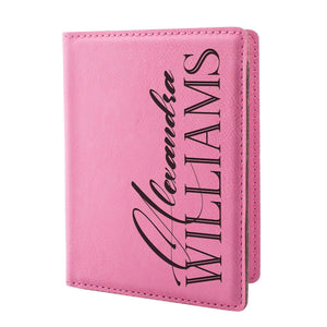 Personalized Passport Holder - Custom Leather Passsport - Traveler Gifts - GiftShire