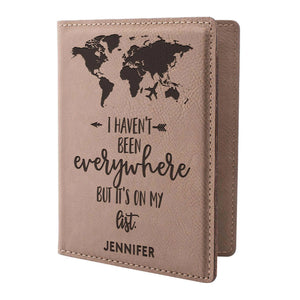 Custom Passsport Holder - Personalized Passport Cover, Gift for Him, Gift for Her - GiftShire