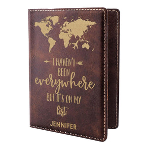 Custom Passsport Holder - Personalized Passport Cover, Gift for Him, Gift for Her - GiftShire