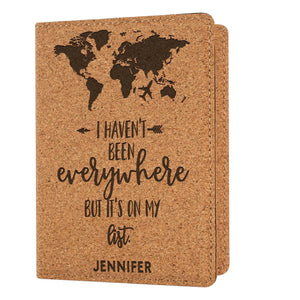 Custom Passsport Holder - Personalized Passport Cover, Gift for Him, Gift for Her - GiftShire