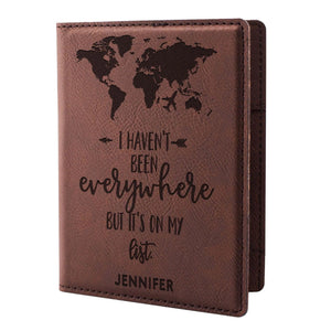 Custom Passsport Holder - Personalized Passport Cover, Gift for Him, Gift for Her - GiftShire
