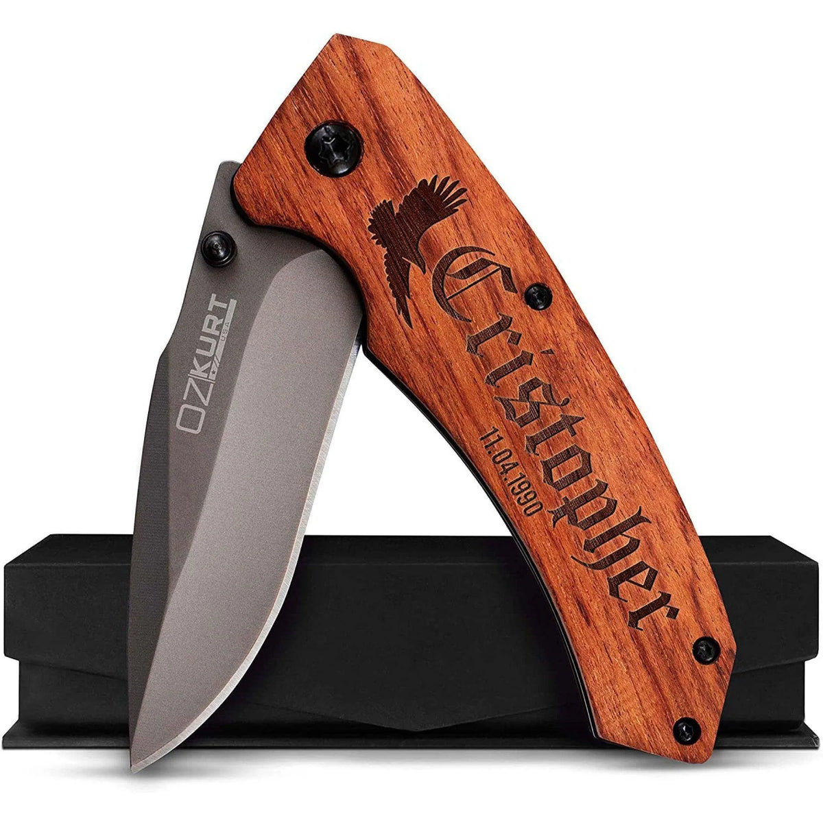Logo Engraved Custom Knife - GiftShire