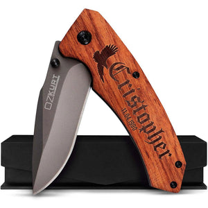 Logo Engraved Custom Knife - GiftShire