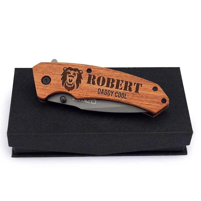 Logo Engraved Custom Knife - GiftShire