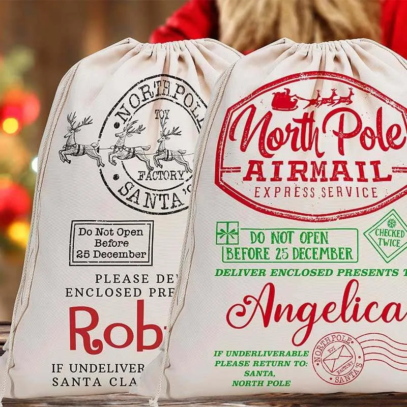 Custom Christmas Santa Sack - GiftShire