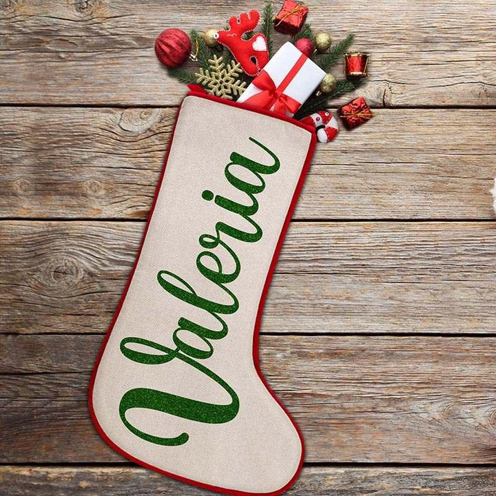 Name Stocking For Christmas Gifts - GiftShire