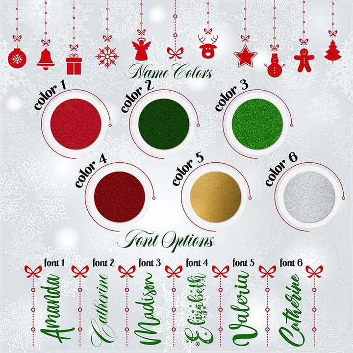Name Stocking For Christmas Gifts - GiftShire