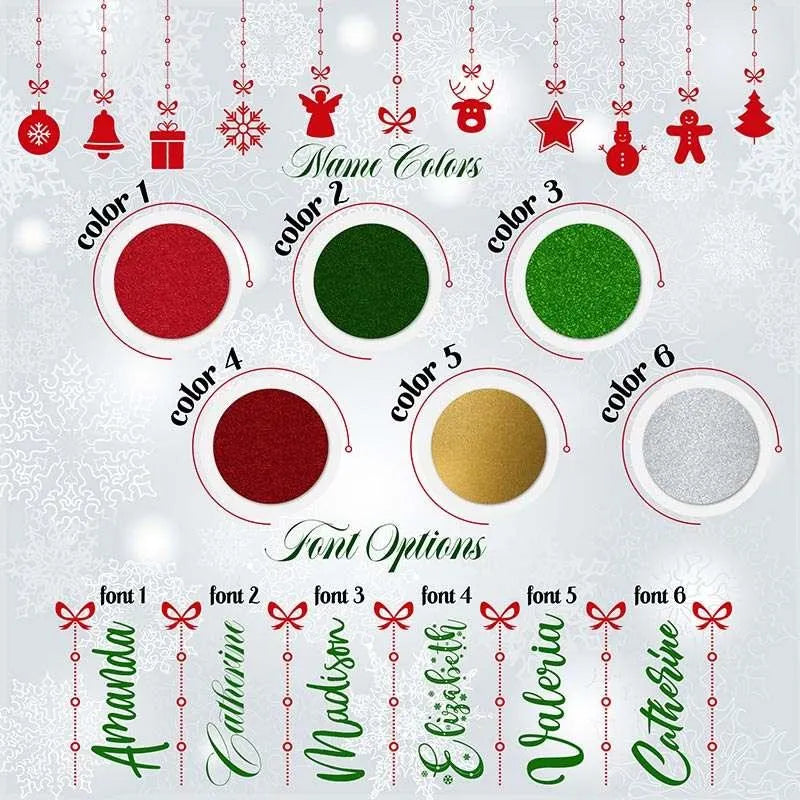 Name Stocking For Christmas Gifts - GiftShire