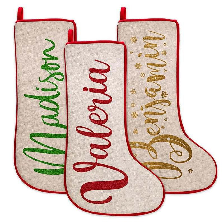 Name Stocking For Christmas Gifts - GiftShire