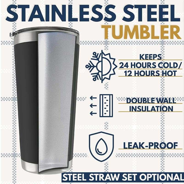 Personalized Tumbler for Dad, Dad Birthday Gift, Gifts for Father - GiftShire