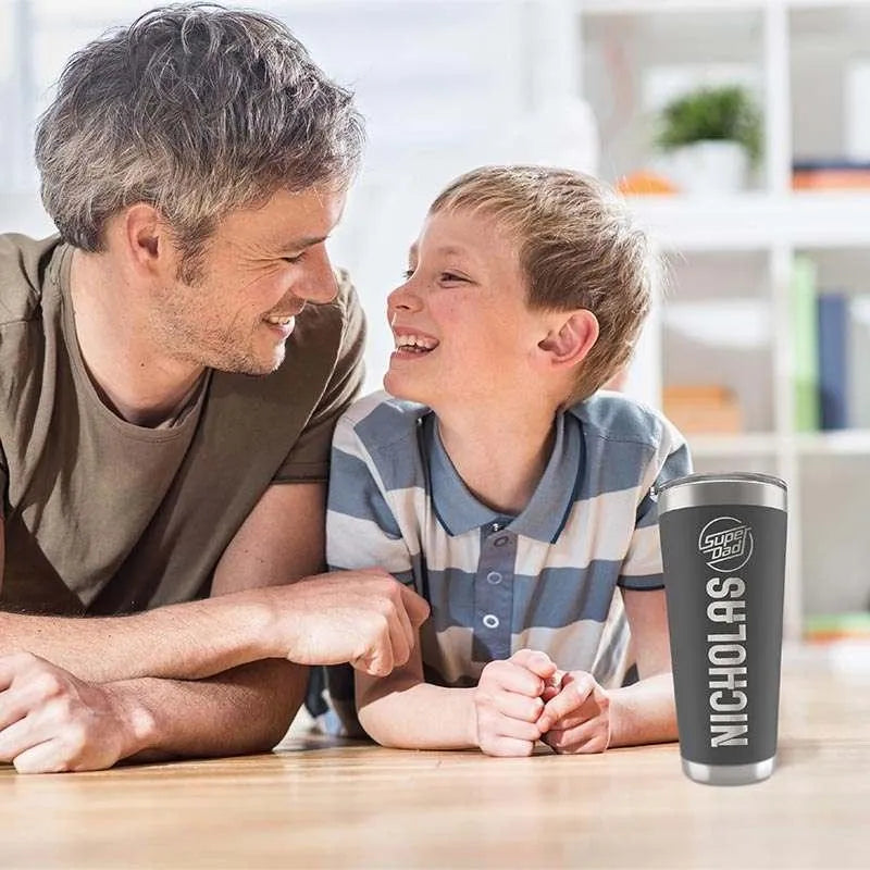 Custom Engraved Tumbler Gift - Icon of Father's Day - GiftShire