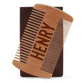 Custom Beard Comb-For Him-Dad - GiftShire