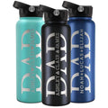 Personalized Water Bottle for Dad w/ Kids’ Names, Dad Birthday Gift - GiftShire