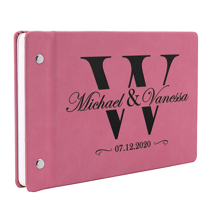 Personalized Wedding Guest Book - Custom Wedding Guest Book, Gift for Couple - GiftShire