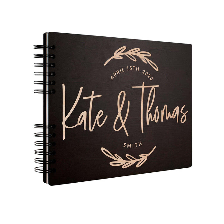 Personalized Wedding Guest Book - Custom Branched Design Guest Book, Wedding Gift - GiftShire