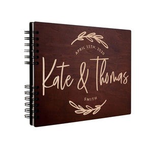 Personalized Wedding Guest Book - Custom Branched Design Guest Book, Wedding Gift - GiftShire