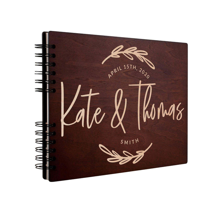 Personalized Wedding Guest Book - Custom Branched Design Guest Book, Wedding Gift - GiftShire