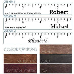 Personalized Wooden Chart, Growth Chart for Kids, Boys, Girls - GiftShire