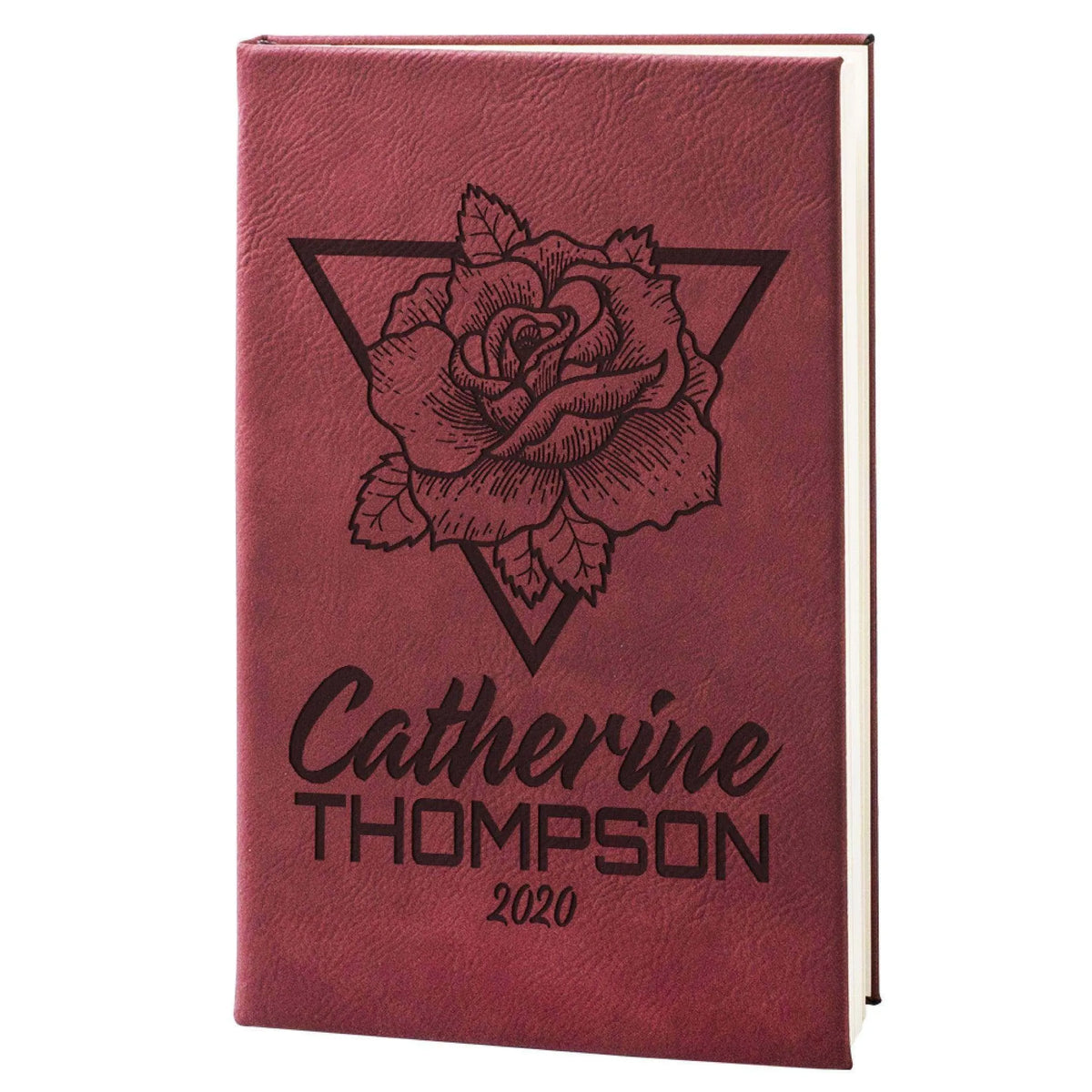 Personalized Notebook - Custom Leather Notebook, Gift for Her - GiftShire