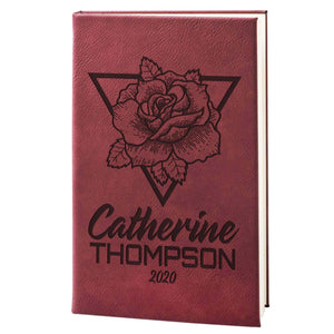Personalized Notebook - Custom Leather Notebook, Gift for Her - GiftShire