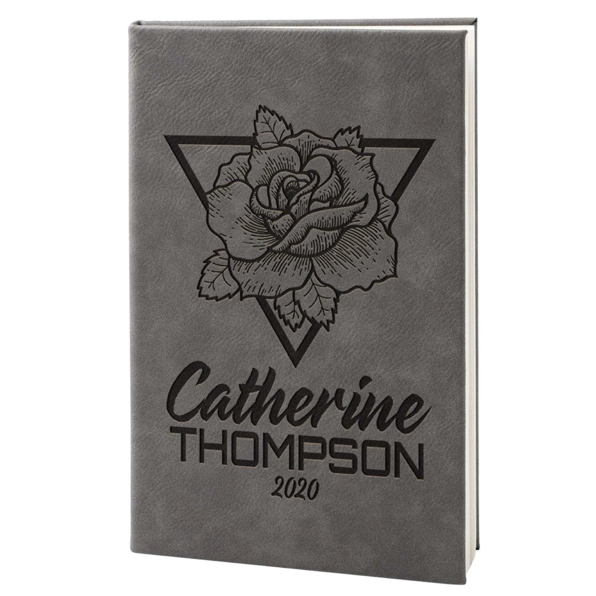 Personalized Notebook - Custom Leather Notebook, Gift for Her - GiftShire