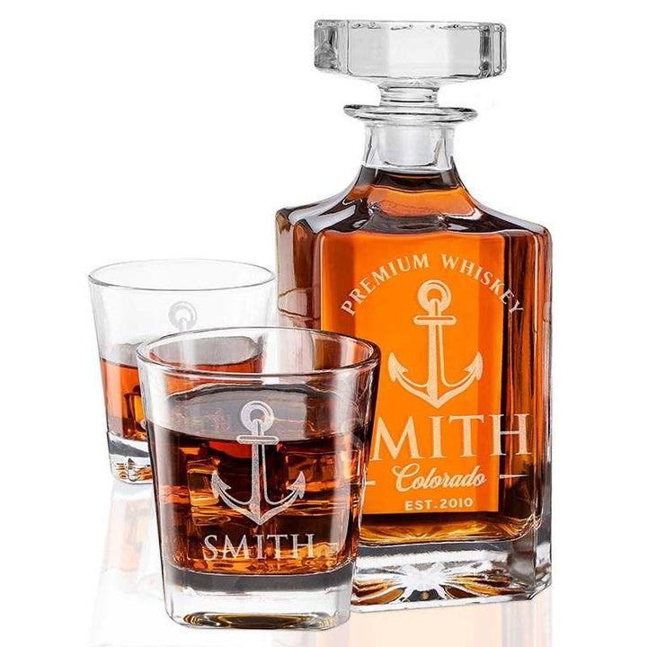 Premium Whiskey Decanter Set - GiftShire