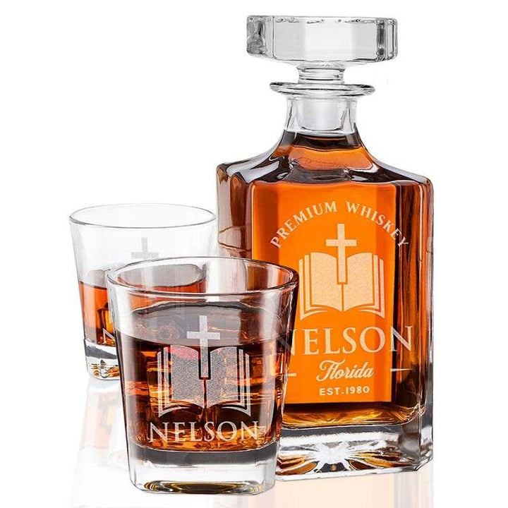 Premium Whiskey Decanter Set - GiftShire