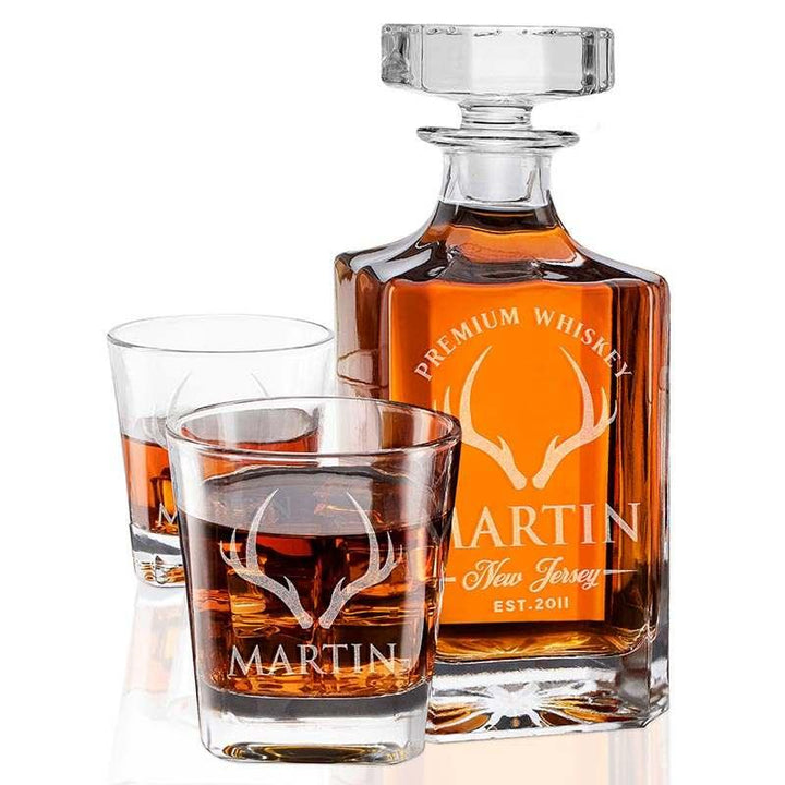 Premium Whiskey Decanter Set - GiftShire