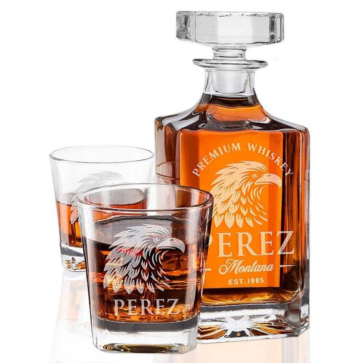 Premium Whiskey Decanter Set - GiftShire